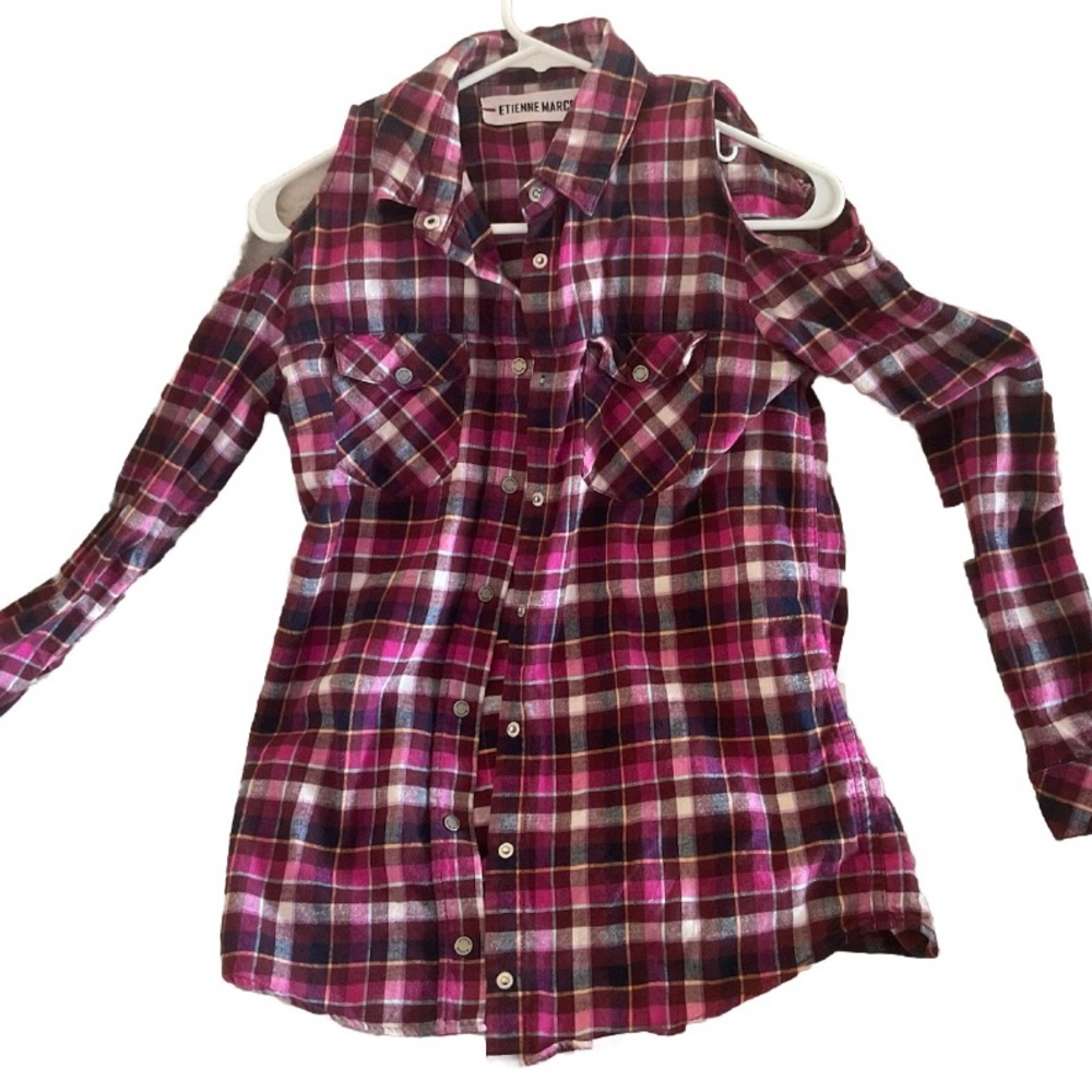 Etienne Marcel Cutout Flannel Size Small